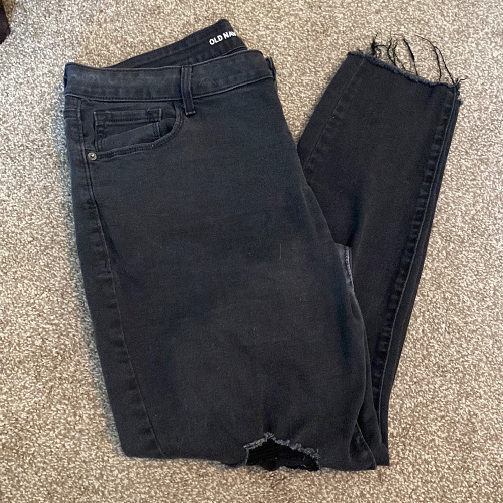 Old Navy Black Rockstar Jeans